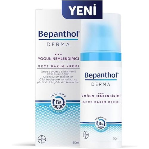 Bepanthol Derma Intensive Moisturizing-Night Face Care Cream-50 ml