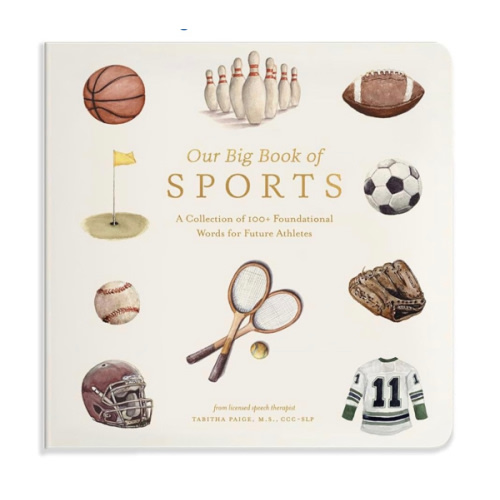 Our Big Book of Sports: A Collection of 100+ Foundational Words for Future Athletes (Tabitha Paige Children's Book Series)