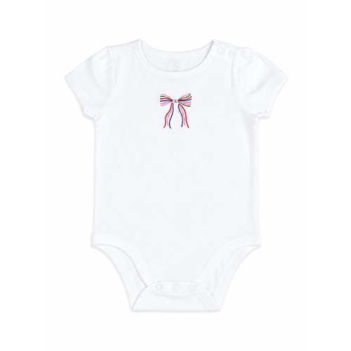 Wonder Nation Baby Girl Short Sleeve Bodysuit, Sizes 0-24 Months