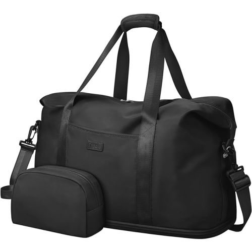 Expandable Travel Duffle Bag Weekender Overnight Bags for Women Men | 32L Duffel Bag,Waterproof Carry on Bag,Hospital Bag for Labor Delivery,With Toiletry Bag,Gym,Airplane Travel