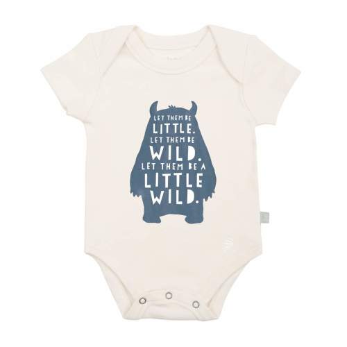 Organic Baby Onesie - Wild Child | 100% Soft Cotton | Finn + Emma