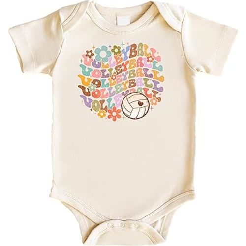 Groovy Volleyball School Spirit Shirt for Game Day Apparel for Adults and Kids