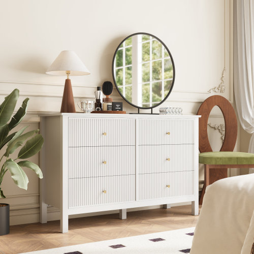 Gracie Oaks 47" W 6 - Drawer Dresser | Wayfair