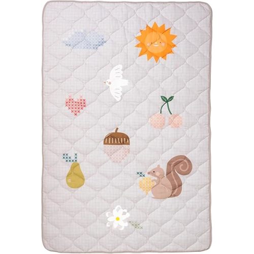 Taf Toys Baby Play Mat, Washable Crawling Mats for Play/Development, Lightweight/Foldable, Babies 0-6 Months, Toddlers Infants Washable Baby Padded Play Mats on Floor, 39''x59'' Padding Foam Playmat
