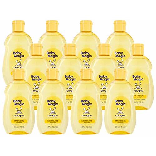 Baby Magic Cologne | 7oz (Pack of 12) | Hypoallergenic & Alcohol-Free