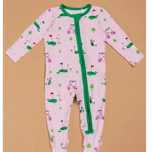 Dog Golf Ruffle Footie