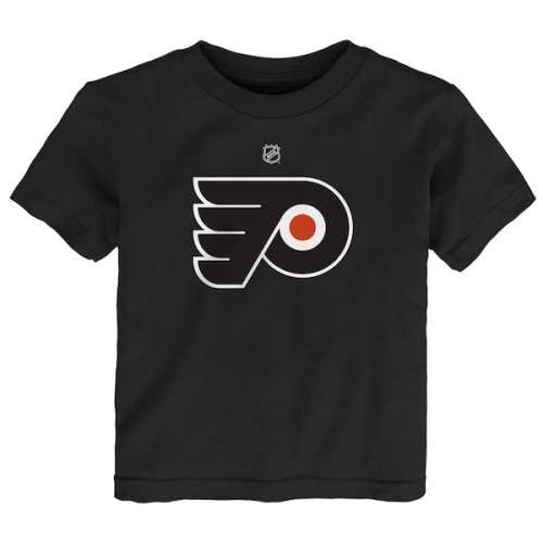 Infant Philadelphia Flyers Outerstuff Black Primary Logo T-Shirt