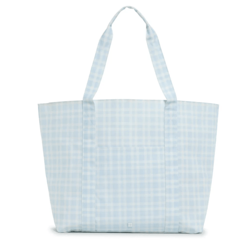 TRVL Jumbo Tote - Pimlico Plaid Blue