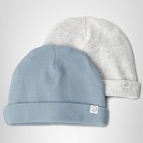 Little Planet by Carter's Unisex Baby 2-Pack Caps Made with Organic Cotton