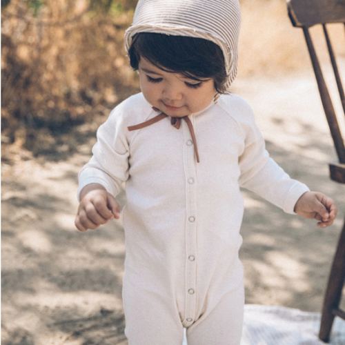 Organic Cotton Snap Down Romper