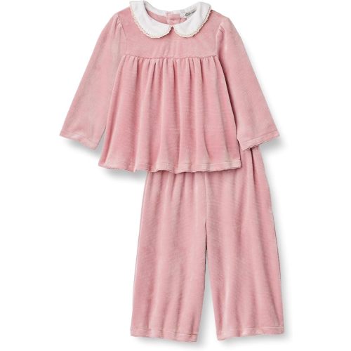 Amazon Essentials x Sofia Grainge Toddler and Baby Girls' Relaxed-Fit Corduroy Velour Set