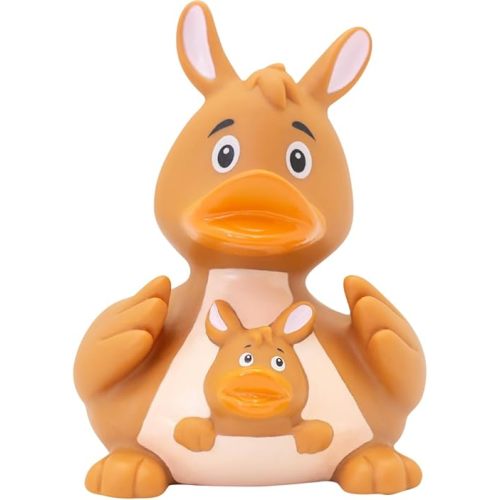 3 Inch Kangaroo Rubber Duck Bath Toy, Collectable, for Car Dashboard, Vacation Cruising Gift