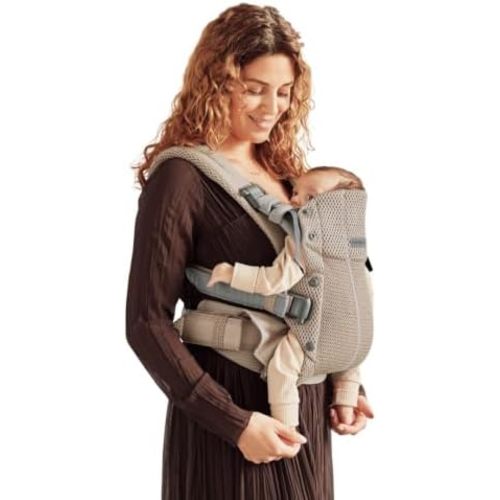 BabyBjörn Baby Carrier Harmony, 3D Mesh, Gray Beige