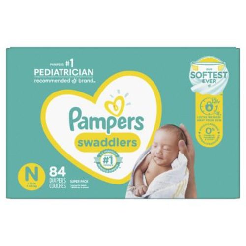 Pampers® Swaddlers™ 84-Count Size 0 Super Pack Diapers - NEWBORN