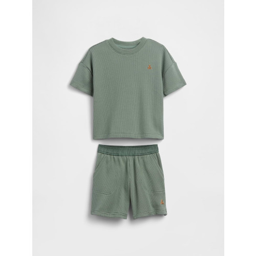 Baby & Toddler Textured Stripe Outfit Set