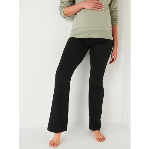 Maternity Full Panel Flare Leggings | Old Navy