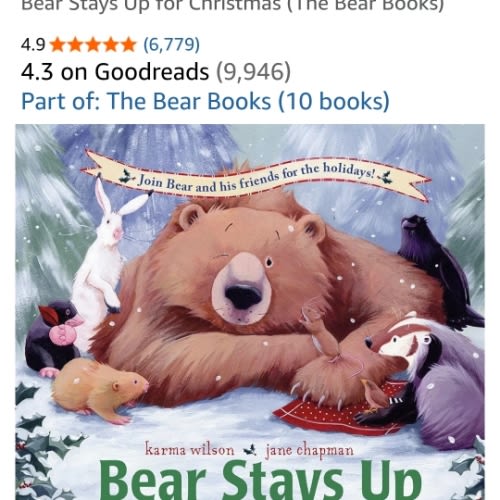 Bear Stays Up for Christmas (The Bear Books): Wilson, Karma, Chapman, Jane: 9781416958963: Amazon.com: Books