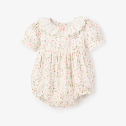 Folklore Floral Organic Muslin Bubble – Elegant Baby
