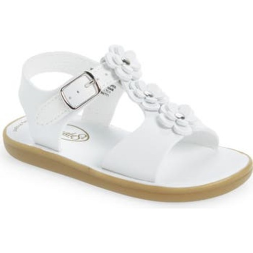 Jasmine Metallic Flower Waterproof Sandal, 6 M