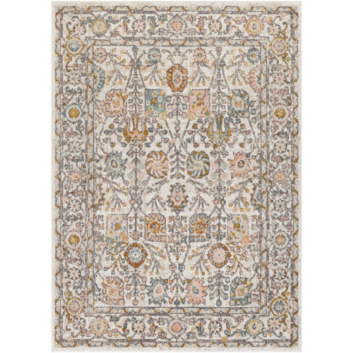 Langley Street® Evgenia Oriental Teal/Brown Area Rug & Reviews | Wayfair