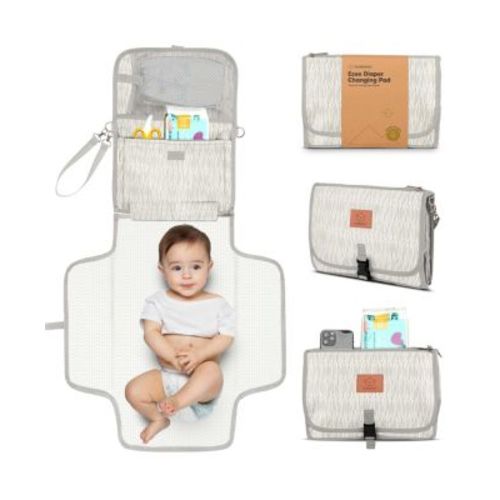 Ezee Diaper Changing Pad, Portable Diaper Changing Mat, Waterproof Foldable Diaper Changing Pad