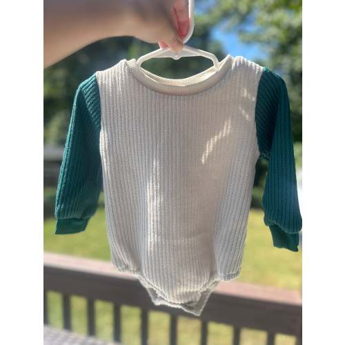 Natural Knitted Oversized Onesie
