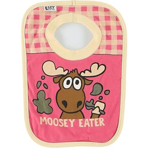 LazyOne Animal-Print Baby Bibs, Cute Baby Shower Gifts, One Size