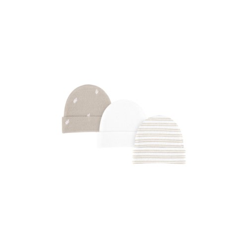 4baby Beanie 3 Pack Natural | Baby Bunting AU