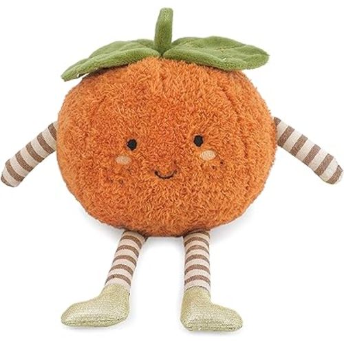 MON AMI Premium Clementine Soft Food Plush Toy – 10-Inch | Whimsical & Adorable Face | Handcrafted Squishable Stuffed Food Plush Toy | Perfect for Décor or Play