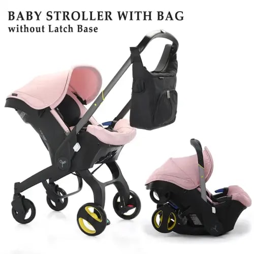 (No Base)Baby Stroller For Newborn,Convenient Attached Storage Bag,With A Sunshade,The Wheels Can Be Locked,The Handlebars Can Be Adjusted In Both The Forward And Reverse Directions - TikTok Shop