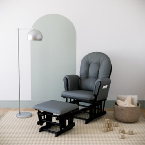 Storkcraft Hoop Glider and Ottoman
