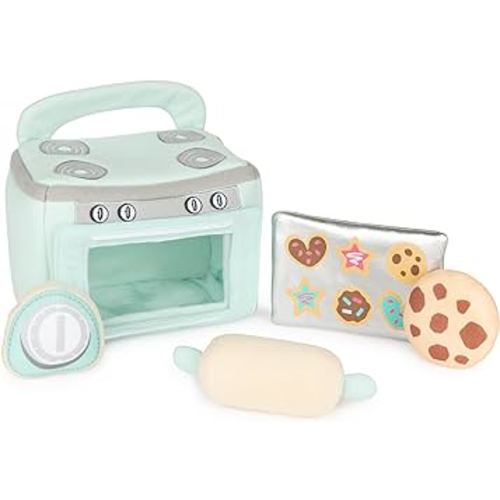 Baby GUND My First Baking Plush Playset with Sounds, Rattle, Squeaks and Crinkles, Ultra Soft Plush Sensory Toy for Babies and Newborns