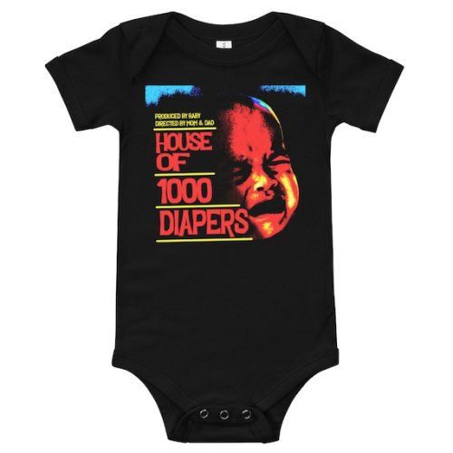 House of 1000 Diapers / Horror Baby Onsie - Etsy