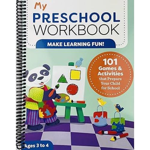 My Preschool Workbook: 101 Games & Activities that Prepare Your Child for School (My Workbooks) [Spiral-bound]