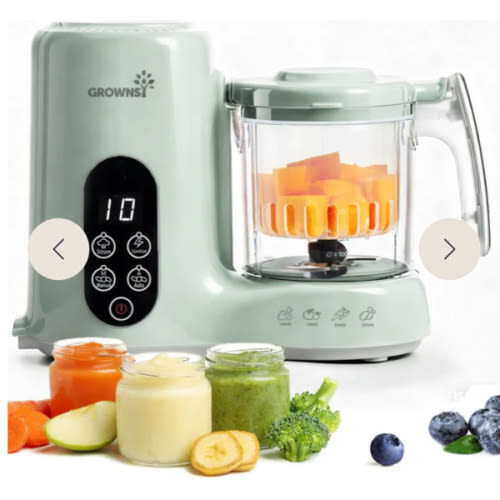 White Baby Food Maker | Steam & Blend | Nutri-Steaming – GROWNSY