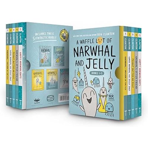 A Waffle Lot of Narwhal and Jelly (Hardcover Books 1-5) (A Narwhal and Jelly Book)