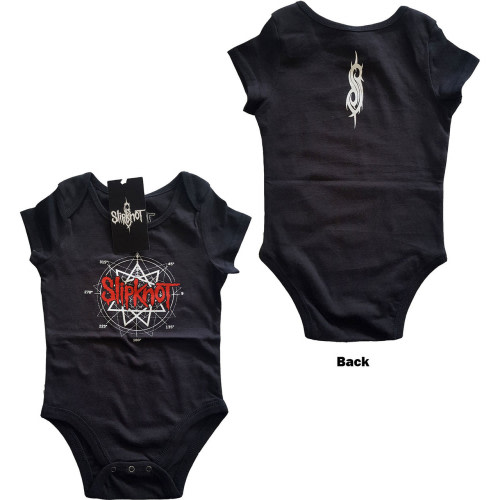 Slipknot Kids Infant Baby Romper Grow Star Logo (Back Print)