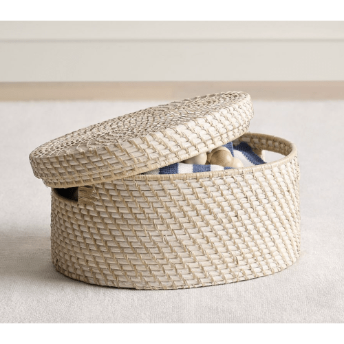 Quinn Oval Lidded Storage