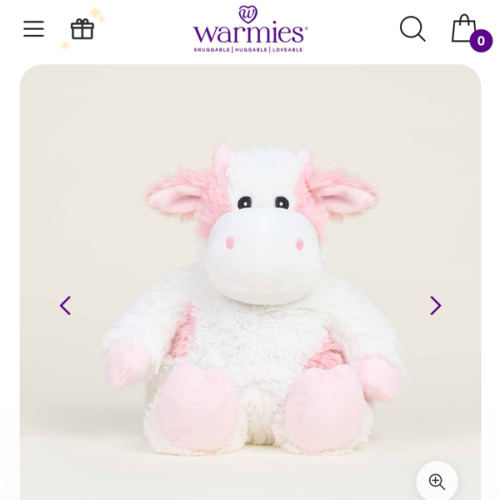 Strawberry Cow Warmies