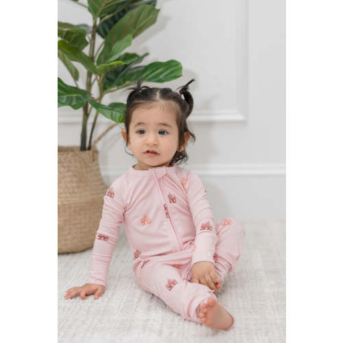 Pink Masjid Zip Romper