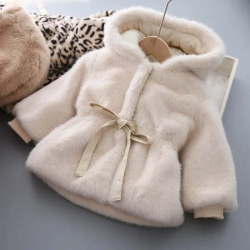 Winter Hooded Faux Fur Coat - Shop Online at Belle Baby | Belle Baby