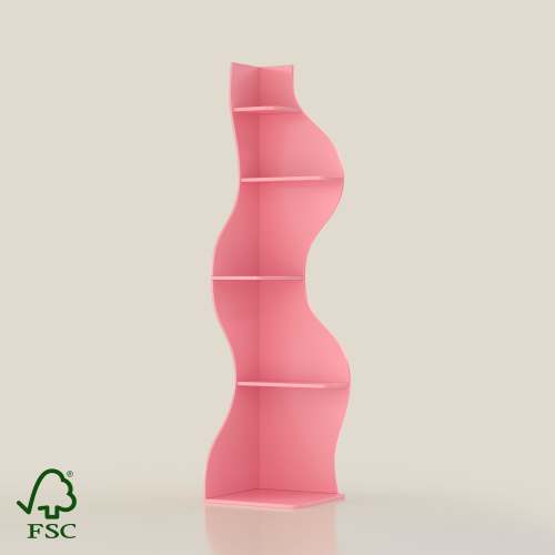 YOWOS Flamenco Wave Display Shelf 69.4″H