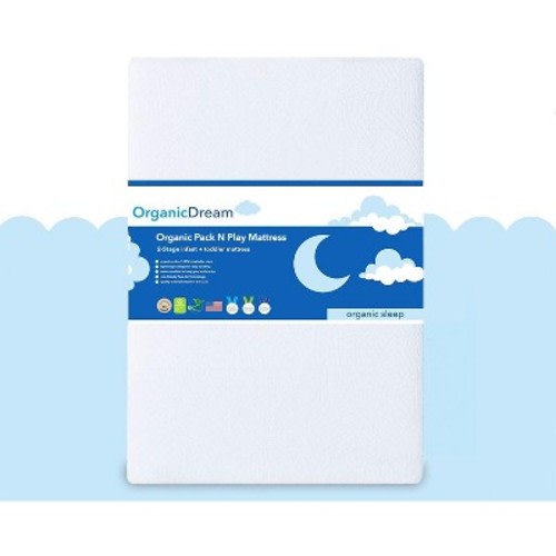 Organic Dream Signature Pack and Play Mattress 2-Stage Dual Sided