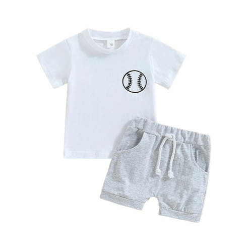 Happy Town Toddler Boy Outfits Casual Cute Boy Summer Outfits Infant Shorts Summer Clothes
