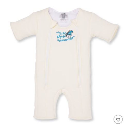 Baby Merlin’s Magic Sleepsuit | 100% Cotton, Cream, Small