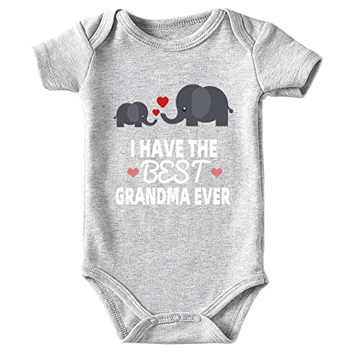 Acwssit Love Nana Papa Baby Boy Clothes Unisex Funny Baby Girl Baby Bodysuit 0-3 months