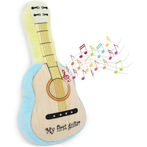 June Garden 7" My First Guitar - Musical Soft Plush Toy - Gift for Infants and Toddlers