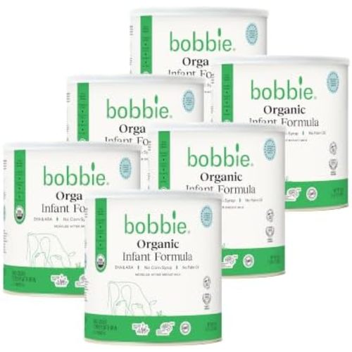 Bobbie Organic Baby Formula, Milk Based Powder, 24 Oz, 6 Pack