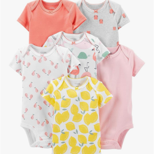 Simple Joys by Carter's Baby Girls' 6-Pack Sleeveless Bodysuit