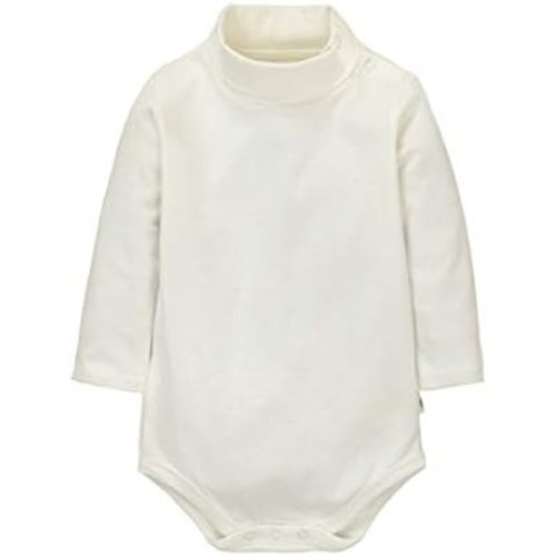 CuteOn Baby Unisex Cotton Long-Sleeve Bodysuits Solid Turtleneck Onesies